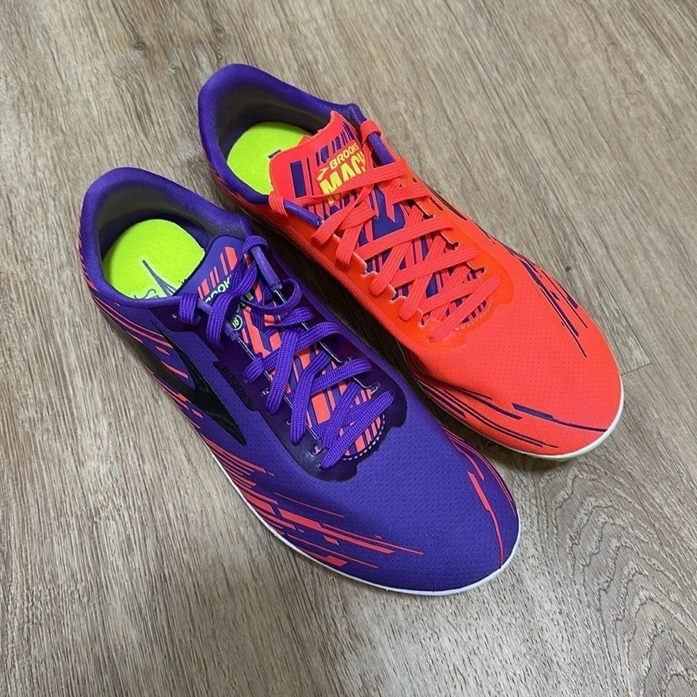 BROOKS | NEW Woman's Mach 18 Cross Country Running Spike Athletic Shoes, Size 12